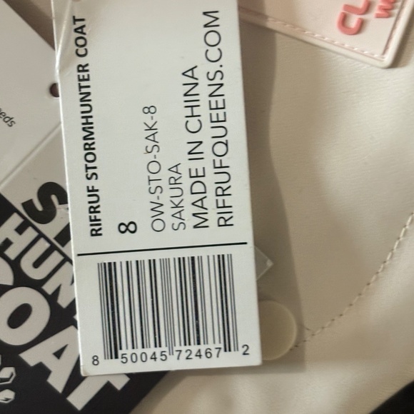 RIFRUF Stormhunter Dog Raincoat, Sakura, Size 8 - tiny dog - Picture 11 of 16